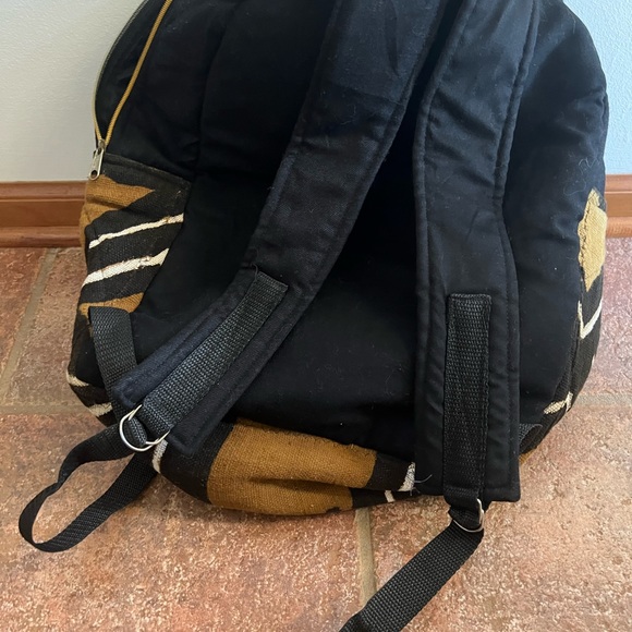 Authentic African mudcloth backpack - Picture 4 of 7